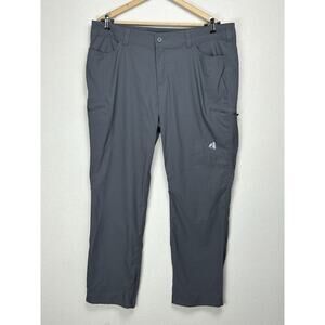Eddie Bauer First Ascent Cargo Pants Women's Sz 20W Gray Nylon Stretch Hiking